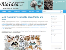 Tablet Screenshot of bioidea.net